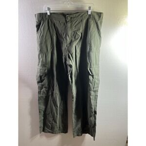 Aeropostale Women's Baggy Cargo Pant Size XXL Olive Green Utility